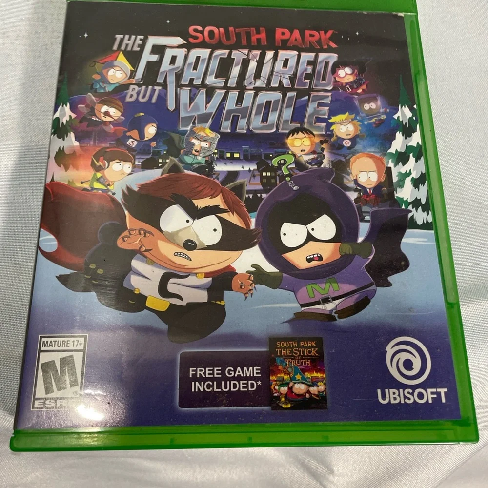 Microsoft Xbox Green South Park The Fractured But Whole Game Case